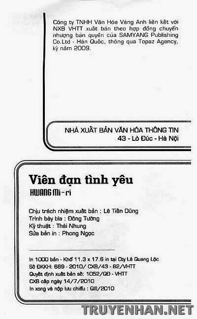 Viên Đạn Tình Yêu Chapter 1 - Trang 2